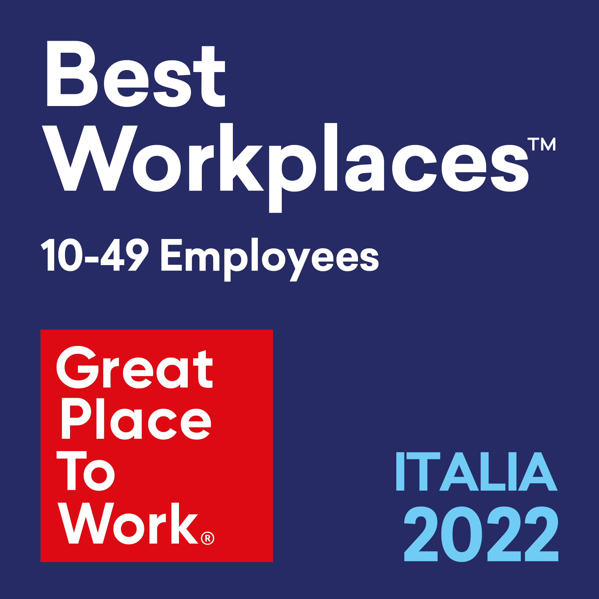 Best Workplaces Italia 2022_10-49 dipendenti